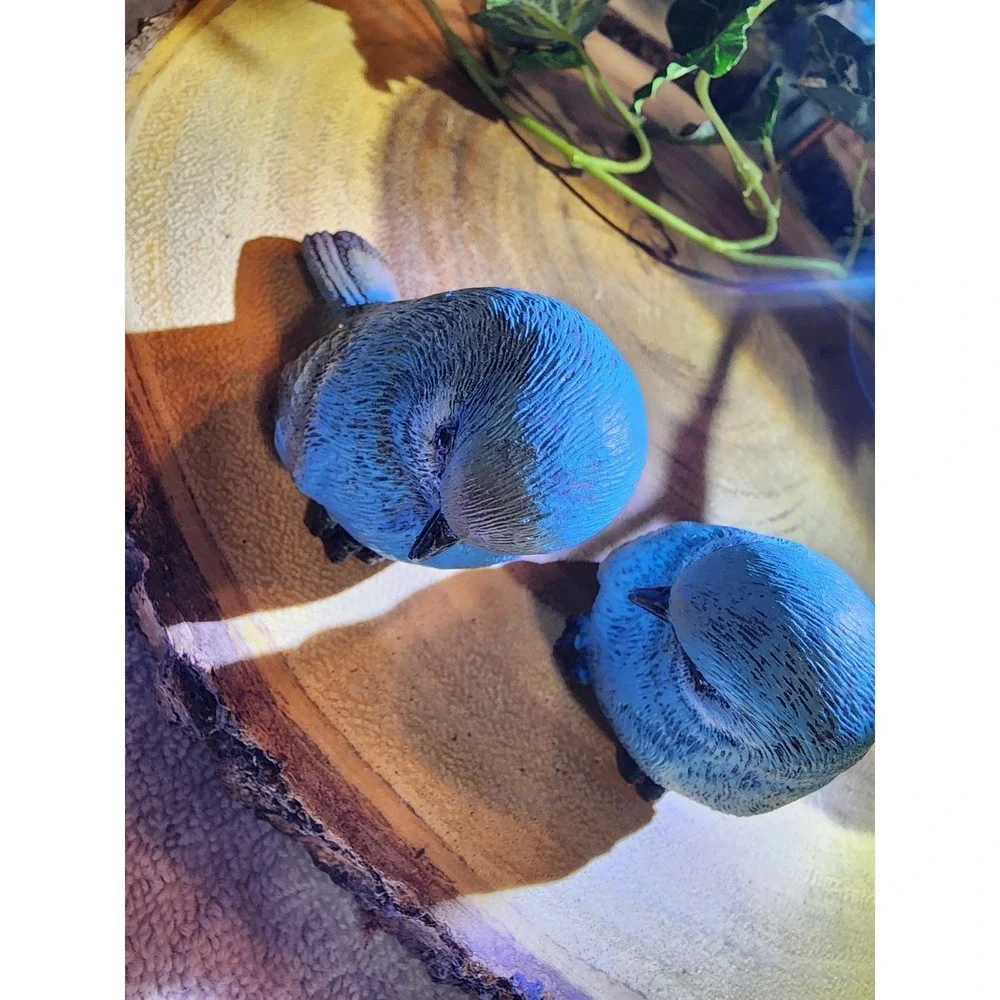 2 Blue Birds‎ Decor resin  Figurines